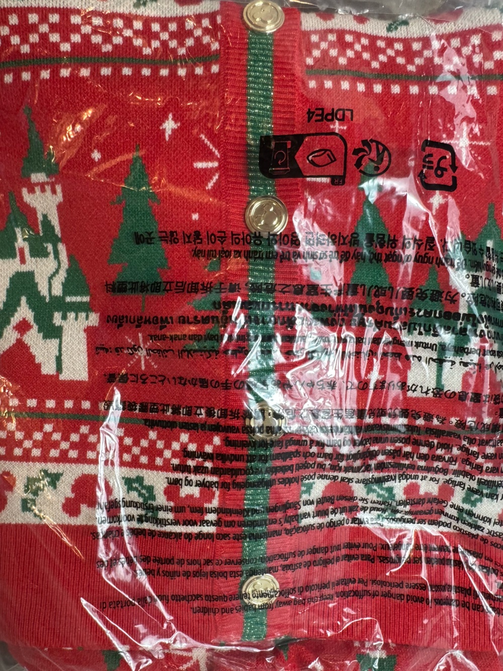 NEW Mickey Mouse Icon Holiday Cardigan - Picture 9 of 11
